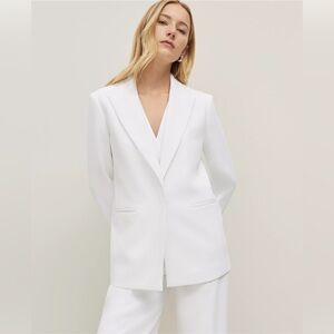 Ann Taylor Crinkle Belted Blazer 826606